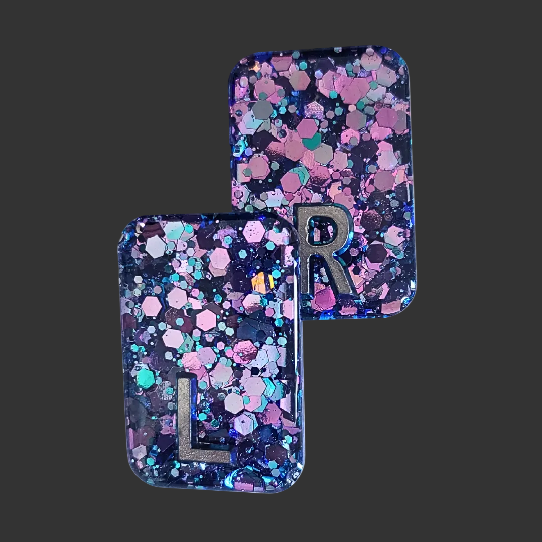 purple glitter x ray markers for radiographers and x ray techs