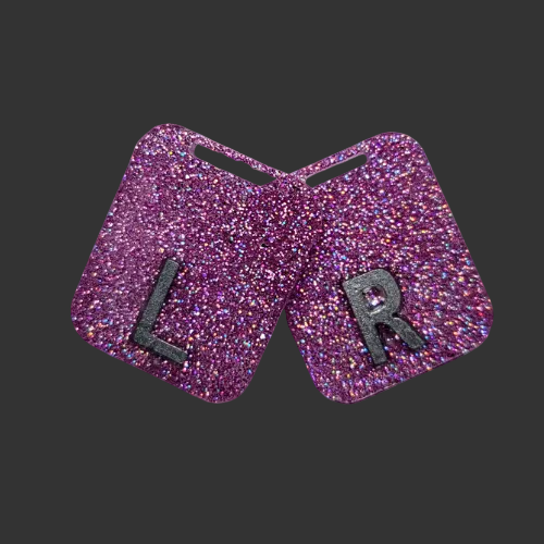 pink glitter x ray markers for radiographers and x ray techs