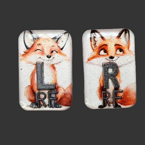 Cute fox X-ray markers for radiographers and x ray techs