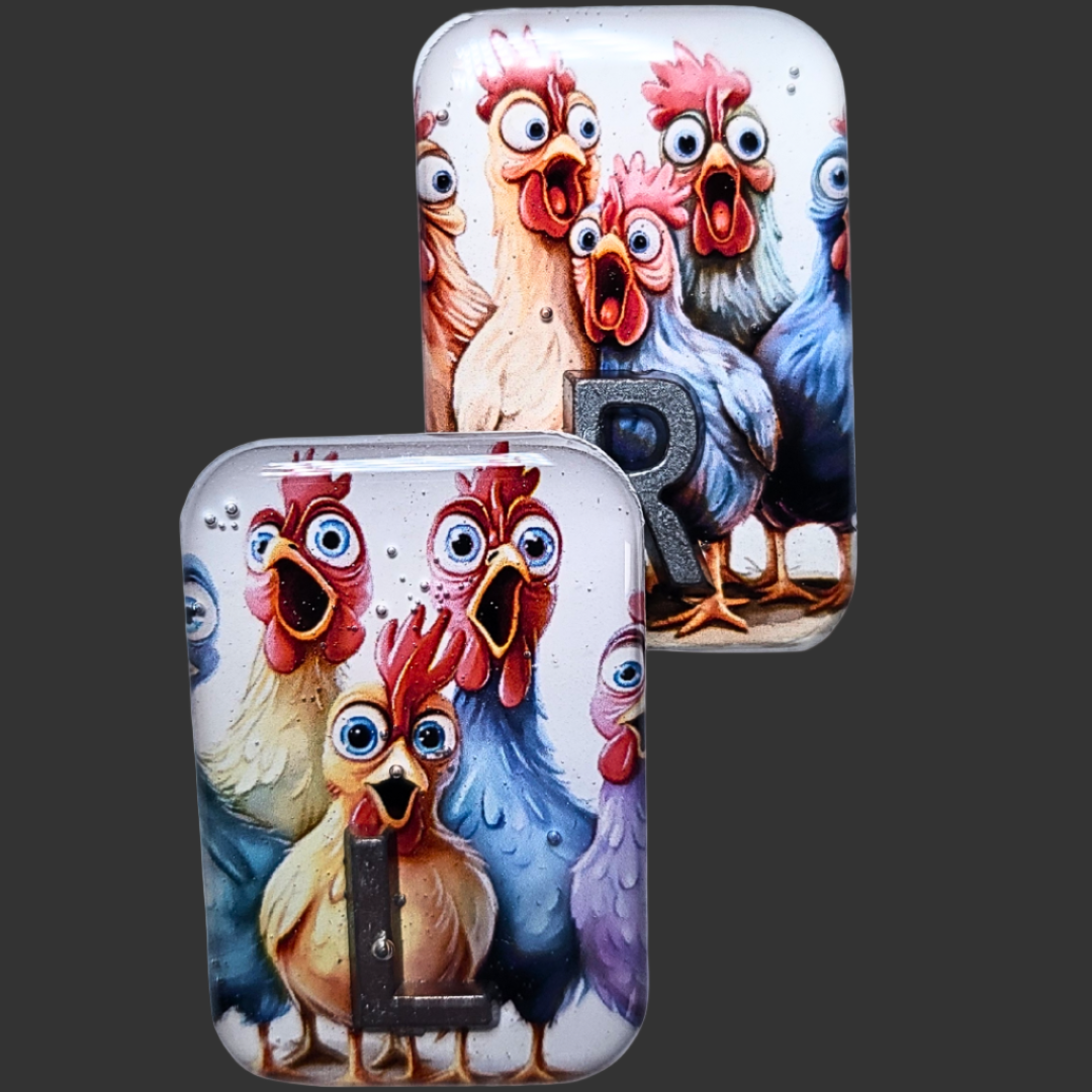 Chicken-themed X-ray markers, fun and functional design for radiographers and X-ray techs