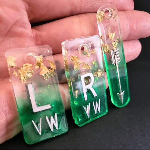 green x ray markers with fb marker for radiographers and x ray techs 