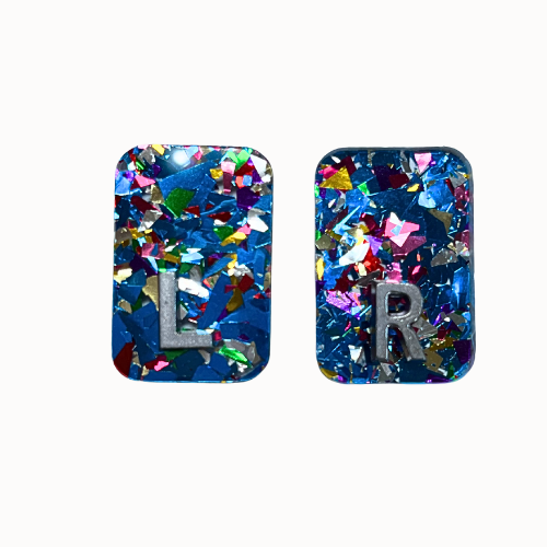 X Ray Markers - Blue chunky