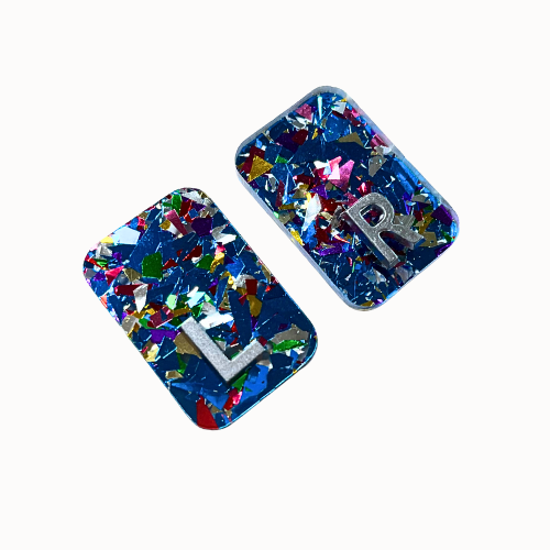 X Ray Markers - Blue chunky