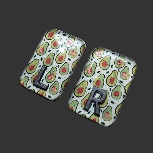 avocado  x ray markers for radiographers and x ray techs, made by x ray vision uk 