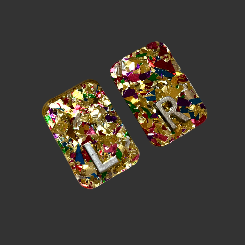 gold chunky x ray markers for radiographers and x ray techs