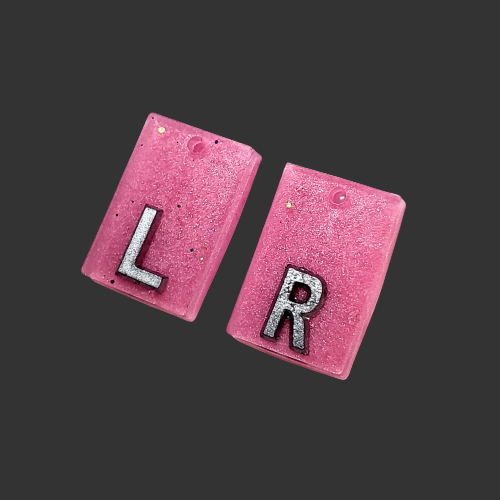 plain pink x ray markers for radiographers and x ray techs