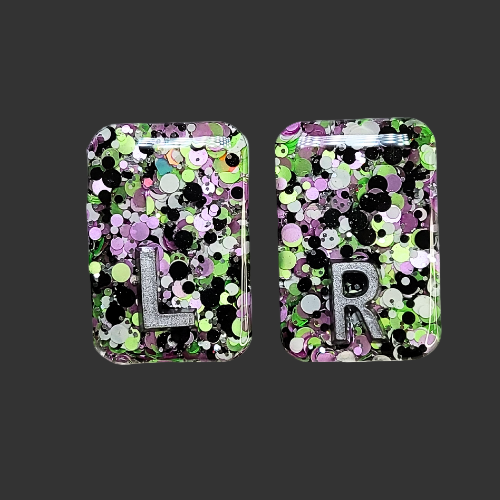 green matte glitter x ray markers for radiographers and x ray techs 