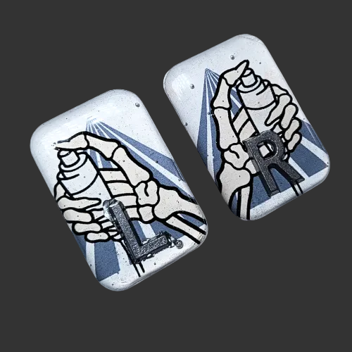 Button Pusher x ray markers for radiographers and x ray techs, made by x ray vision u