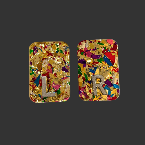 gold chunky x ray markers for radiographers and x ray techs